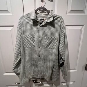 Red sand long sleeve button down Patterned Shirt